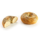 Bagel sesamv-vallmofrö gräddad 32x127g fryst 05412632517675