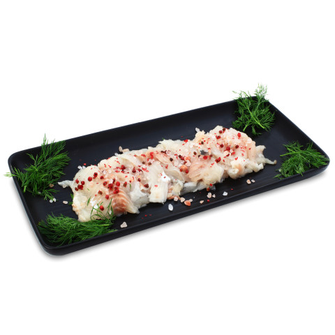 Gravad sikfilé skivad ca. 300 g vac fryst 6 kg / ld 02366551000004