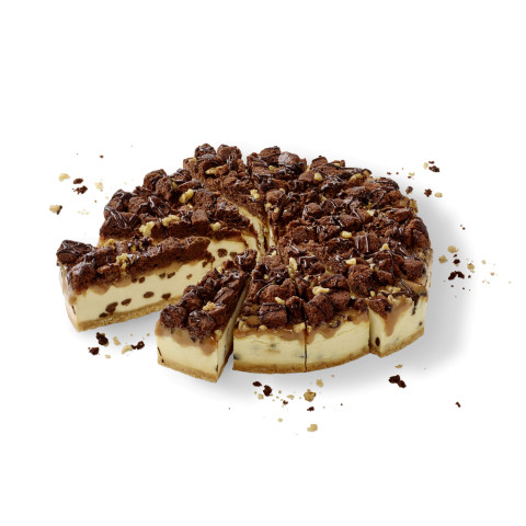 Caramel brownie ostkaka 4x1,95kg 14 bitar fryst 04004311085196