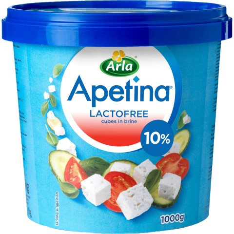 Apetina ost tärningar 10% 4x1kg 05711953014383