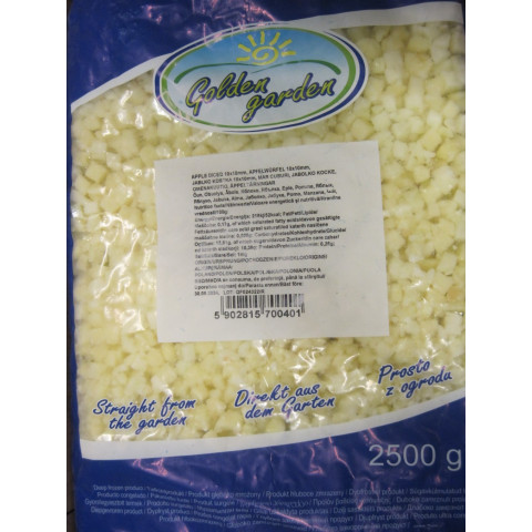 Äppel i tärningar 4x2,5kg fryst 05902815701491