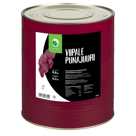 Skivad rödbeta 8,6/6,2kg 06410840066410