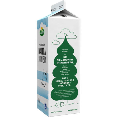 Fettfri mjölk Finland 5x1l 06413300810158