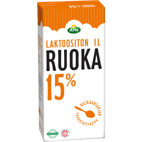 Ruoka 15%, Växtfett, UHT 12x1l 06413300904727