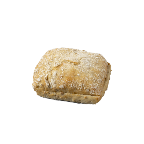 Fiberciabatta delad 80 g (6 st x 7 påsar) 3,36 kg fryst 06416661016184