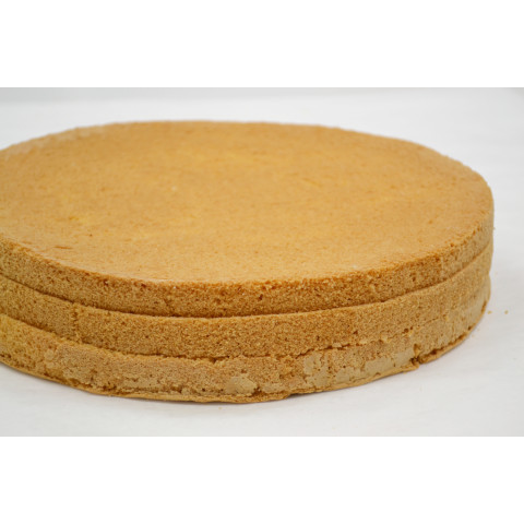 Tårtbotten ljus 27 cm 4 x 745 g (à 3 delar) laktosfri, mjölkfri fryst 06416661017013
