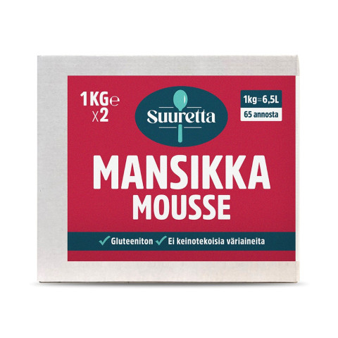 Jordgubbsmousse ingrediens 2x1kg 06418388005434