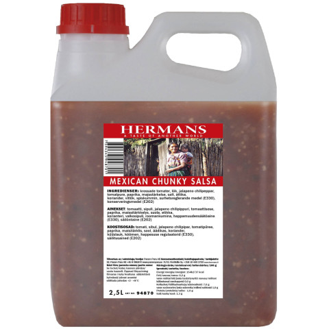 Mexican Chunky Salsa 4x2,5L 17394345948708