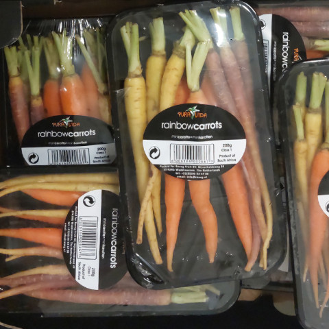 Baby morot rainbow med blast 200g/ask 06407179000383