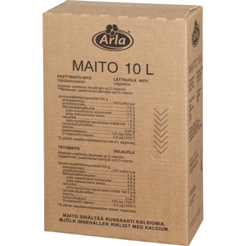 1% Mjölk novobox 10l 06413300011586